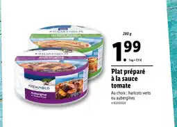 Lidl ERIDANOUS Plat préparé à la sauce tomate offre