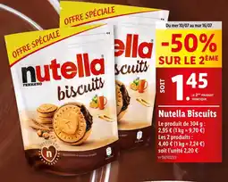 Lidl Nutella Biscuits offre