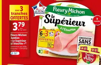 Lidl Fleury Michon Jambon Le Supérieur à l’étouffée offre