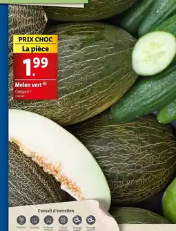 Lidl Melon vert offre