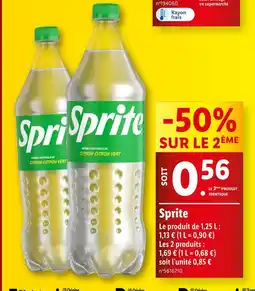 Lidl Sprite offre