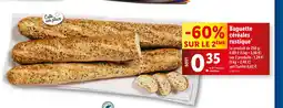 Lidl Baguette céréales rustique offre