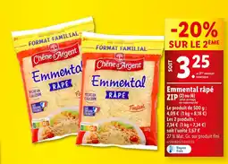 Lidl Chêne d'Argent Emmental râpé ZIP offre