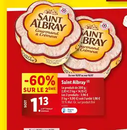 Lidl Saint Albray Saint Albray offre