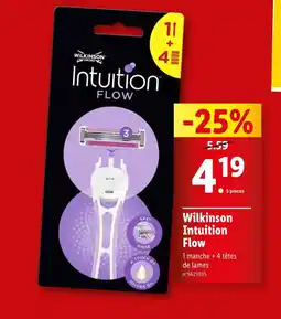 Lidl Wilkinson Wilkinson Intuition Flow offre