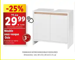 Lidl LIVARNO home Meuble sous-vasque Oslo offre