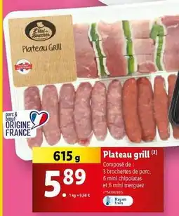 Lidl Plateau grill offre