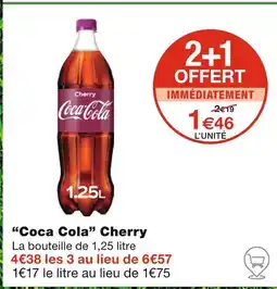 Monoprix Coca Cola Coca Cola Cherry offre
