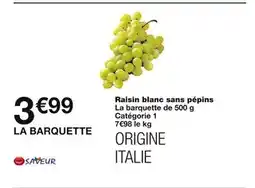 Monoprix Raisin blanc sans pépins offre