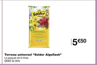 Monoprix Soldor Algoflash Terreau universel offre