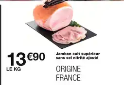 Monoprix Jambon cuit supérieur sans sel nitrité ajouté offre