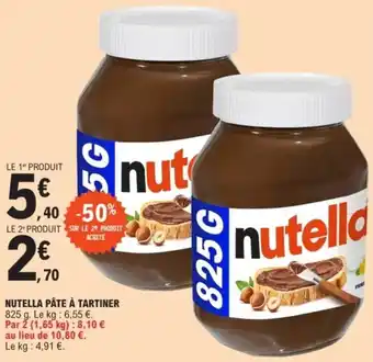 E.Leclerc NUTELLA PÂTE À TARTINER offre