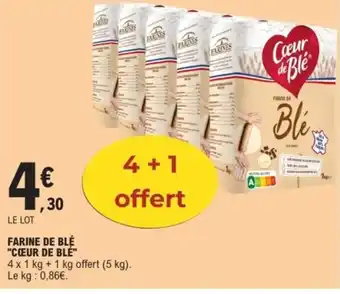 E.Leclerc FARINE DE BLÉ "CŒUR DE BLE" offre