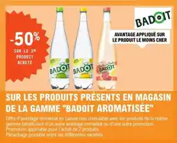 E.Leclerc SUR LES PRODUITS PRÉSENTS EN MAGASIN DE LA GAMME "BADOIT AROMATISÉE" offre