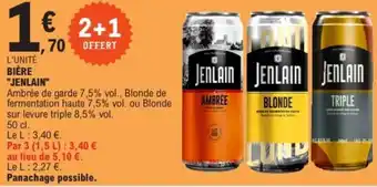 E.Leclerc BIÈRE "JENLAIN" offre