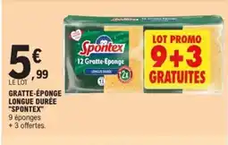 E.Leclerc GRATTE-ÉPONGE LONGUE DURÉE "SPONTEX" offre