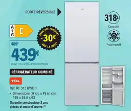 E.Leclerc RÉFRIGÉRATEUR COMBINÉ offre