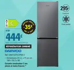 RÉFRIGÉRATEUR COMBINÉ