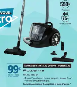 E.Leclerc ASPIRATEUR SANS SAC COMPACT POWER XXL offre