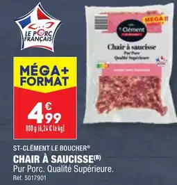 ALDI ST-CLÉMENT LE BOUCHER® CHAIR À SAUCISSE(B) offre