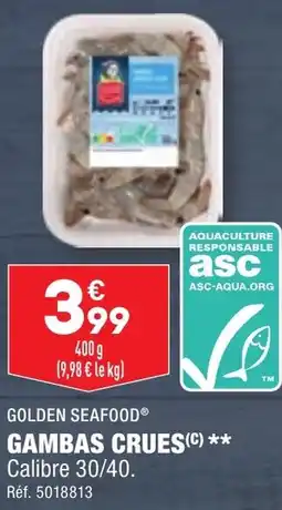 GOLDEN SEAFOODÂź AQUACULTURE RESPONSABLE