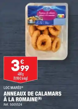 ANNEAUX DE CALAMARS À LA ROMAINE(B)