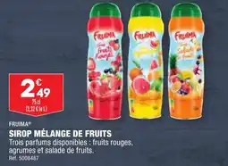 ALDI SIROP MÉLANGE DE FRUITS offre