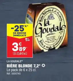 ALDI BIÈRE BLONDE 7,2° ✪ offre