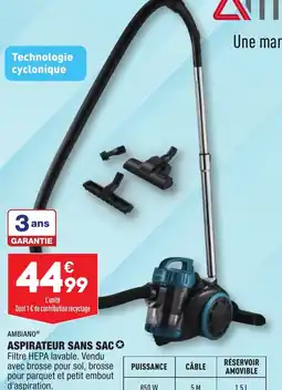 ALDI ASPIRATEUR SANS SAC✪ offre