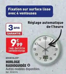 ALDI KRONTALER® HORLOGE RADIOGUIDÉE ✪ offre