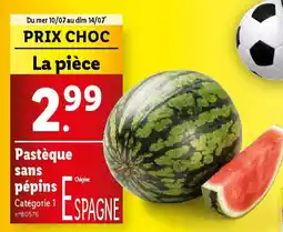 Lidl Pastèque sans pépins offre