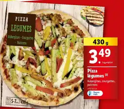 Lidl Pizza légumes offre