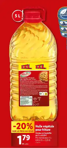 Huile végétale pour friture