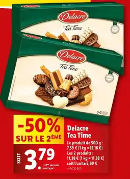 Lidl Delacre Tea Time offre