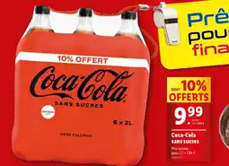 Lidl Coca-Cola sans sucres offre