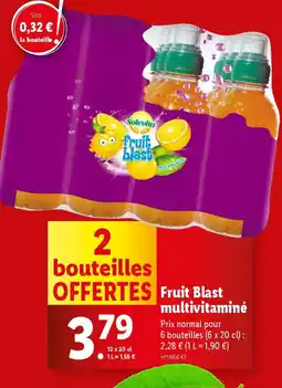 Lidl Fruit Blast multivitaminé offre