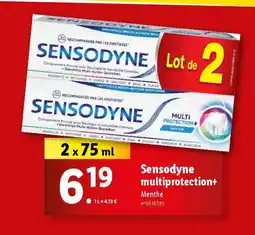Lidl Sensodyne multiprotection+ offre