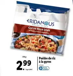 Lidl Poêlée de riz à la gyros offre