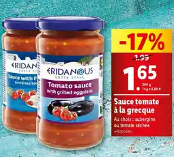 Lidl Sauce tomate à la grecque offre
