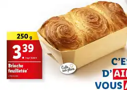 Lidl Brioche feuilletée* offre