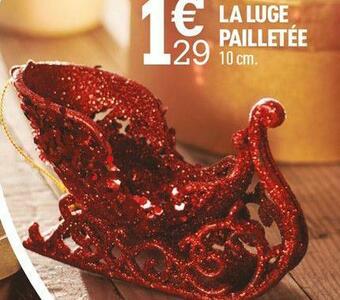 La luge pailletée