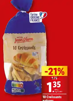 Lidl 10 Croissants natures offre