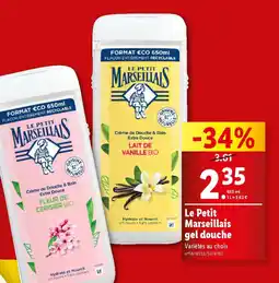 Lidl Le Petit Marseillais gel douche offre