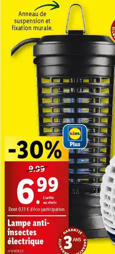 Lidl Lampe anti- insectes électrique offre