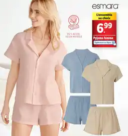 Lidl Pyjama femme offre