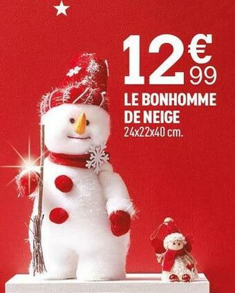 Centrakor Le bonhomme de neige offre