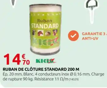 Rural Master RUBAN DE CLÔTURE STANDARD 200 M offre