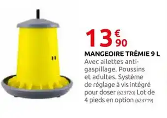 Rural Master MANGEOIRE TRÉMIE 9 L offre