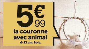 Centrakor La couronne avec animal offre