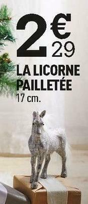 La licorne pailletée